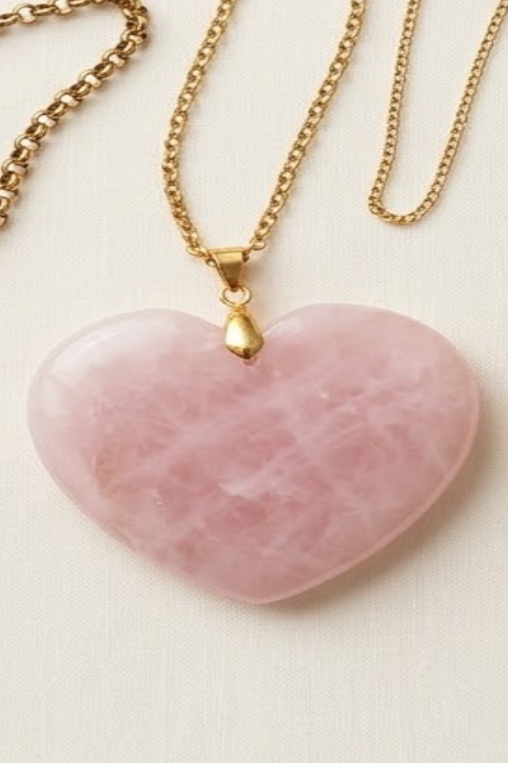 Pendentif Quartz Rose