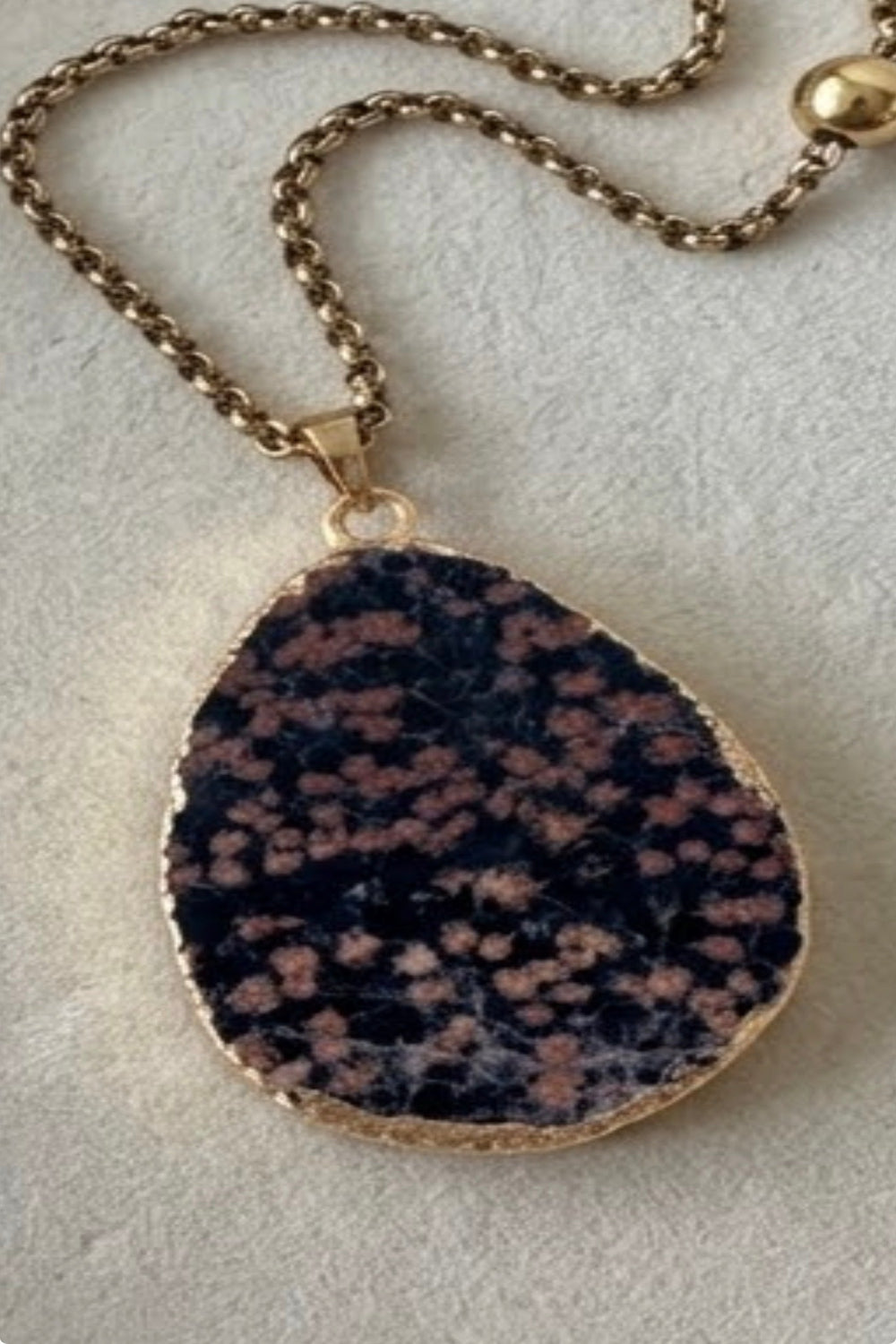 Pendentif Obsidienne